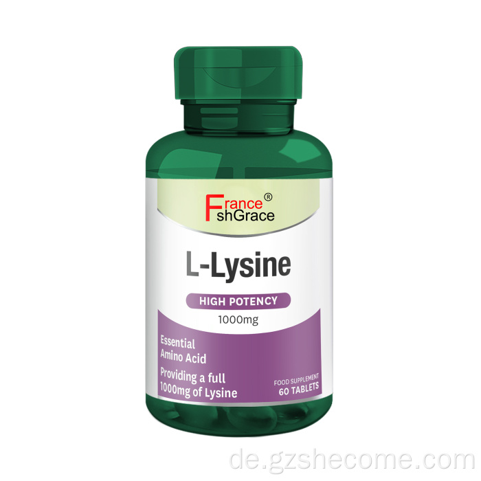 Lysintabletten unterstützen die Vorteile der Immunitätsfunktionen